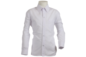 Long Sleeve Raised Collar Shirt