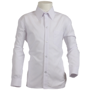 Long Sleeve Raised Collar Shirt